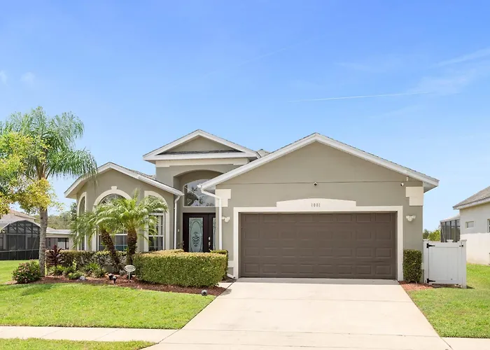 Luxury 4Br Home - Private Pool Bbq - Near Disney